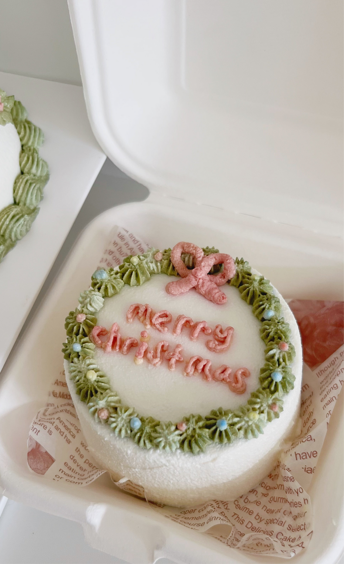 Bento Christmas Cake