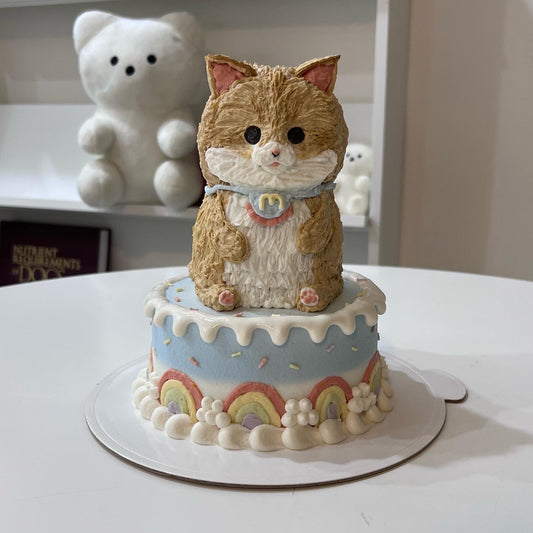 Two-tier 3D Pet cake