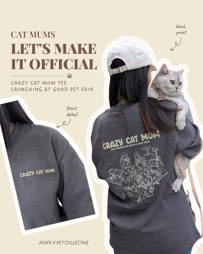 Tee - Crazy Cat Mom