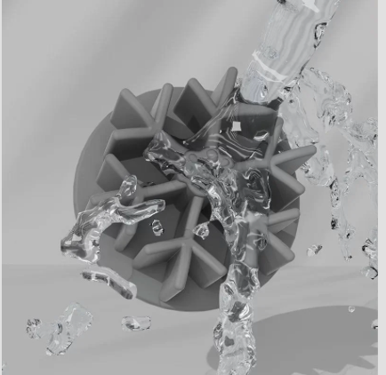 Silicon insert - snowflake